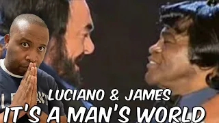 First Time Hearing | Luciano Pavarotti, James Brown - It’s A Mans World Reaction