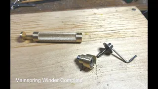 Homemade Mainspring Winder