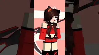 Dark queen mode cute😳 Minecraft Animation Indonesia #shorts #minecraftanimation #michanmew989