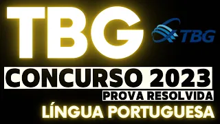 Cebraspe | LÍNGUA PORTUGUESA | CONCURSO TBG 2023 (cargos de Analista)