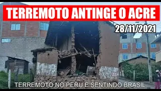 Terremoto no Peru atinge o Brasil:  Acre e Rio Branco