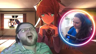 РЕАКЦИЯ на СМЕШНЫЕ МОМЕНТЫ С KUPLINOV PLAY (DOKI DOKI LITERATURE CLUB)