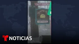 Marejada ciclónica a causa del huracán Idalia | Noticias Telemundo