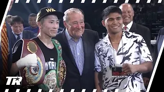 Naoya Inoue Reacts to Highlight KO of Fulton, Wants Undisputed Fight Next | POST-FIGHT INTERVIEW