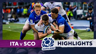 HIGHLIGHTS | Italy v Scotland | Guinness Men's Six Nations 2024