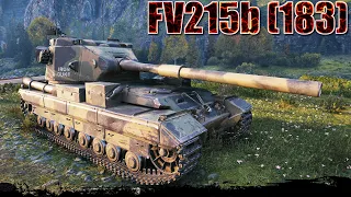 FV215b 183, ВАНШОТИТ НЕ ХУЖЕ  FV4005 Stage II, 10к УРОНА, 7 КИЛОВ