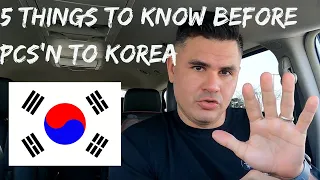 5 things to know before PCS'n to Korea