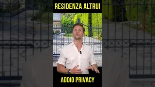 RESIDENZA ALTRUI: addio privacy | Avv. Angelo Greco #shorts