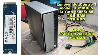 Lenovo IdeaCentre 3 071MB05 | M.2 NVME SSD UPGRADE | Bala Computer Services