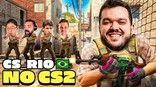 GAULES JOGANDO CS2 NO MAPA CS_RIO PELA PRIMEIRA VEZ