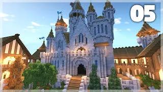 Minecraft: How to Build a Medieval Castle | Huge Medieval Castle Tutorial - Part 5