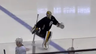 JEREMY SWAYMAN Skateing Before Bruins Practice