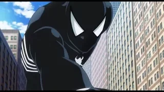 Marvel Disk Wars: The Avengers - Symbiote Spider-Man VS Black Widow