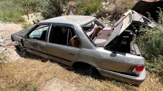 Fatality Car Crash Scene Discovered In Azusa Canyon 2023