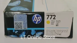 HP 772 Yellow DesignJet Ink Cartridge, 300ml #hp #inkcartridges #cartridge