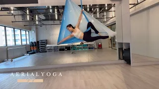 空中瑜伽|截肢腿風帆|中階串連