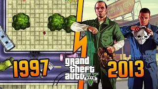 Grand theft auto games: The evolution of games from 1997- 2013