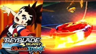 AIGER VS RANZO | EP 16 BEYBLADE BURST QUAD STRIKE