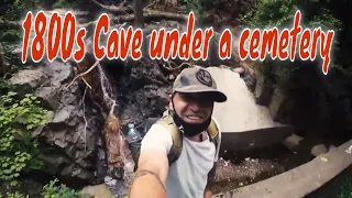 1800S Cave under a cemetery..