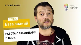 База знаний #9 / Coda: работа с таблицами в Coda