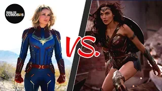 Capitã Marvel Contra Mulher Maravilha - Quem Vence?