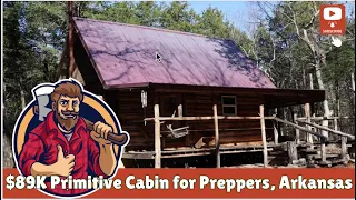 $89k Primitive Cabin for Preppers, Arkansas