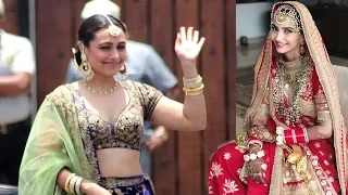 LIVE Rani Mukherjee's GRAND ENTRY At Sonam Kapoor's Wedding Mand