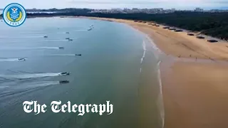 Chinese troops storm beach near Taiwan in training exercise