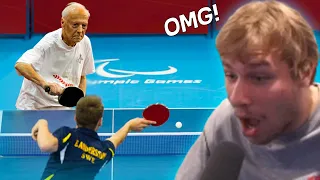 I ACCIDENTLY BET $250K ON AN 80 YEAR OLD MAN... (TABLE TENNIS)