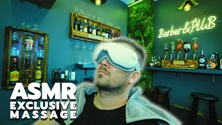 ASMR Sleep MASSAGE | Exclusive HEAD FACIAL Massage | Ambiance Relaxing | Barber & Pub - 4