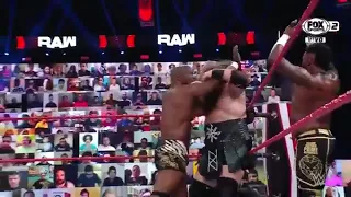 Vinkings Raiders VS Shelton Benjamin e Cedric Alexander RAW 19/04/2021