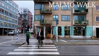 🇸🇪 Malmö, Sweden Walking Tour | Early Morning Walk in Gamla Stan [4K HDR 60fps | Rain Walk ASMR]