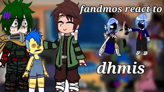 fandmos react to dhmis -yellow guy- -don't hug me i'm scared- -AU fandmos- @lent_top