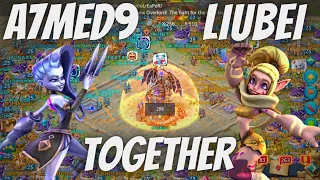 Lords Mobile - A7med9 and Emperor Liubei Tag Team Closing WOW