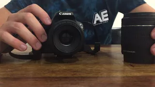 Canon EF 50mm lens vs The standard 18-55mm lens