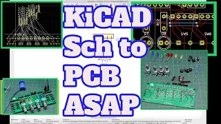 KiCAD Schematic and PCB  - Quick Design Example and Build