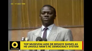 NYERERE PART 1: BESIGYE WELCOMES NYERERE WITH BRILLIANT SPEECH: 17 JULY 1988