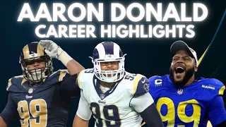 Aaron Donald Career Highlights || Greatest Defensive Tackle of All-Time || 🐐