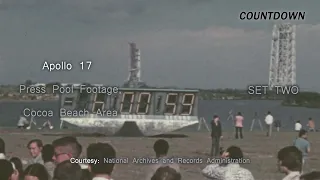 Apollo 17 Press Pool Footage, Cocoa Beach Area (SET TWO)