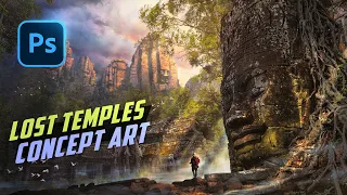 Creating HIDDEN TEMPLES in PHOTOSHOP | Photo Manipulation Speed Art