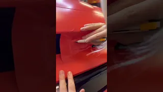 Wrapping a GTR emblem to match the wrap!