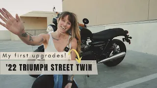 Triumph Street Twin Upgrades | My FIRST Motorcycle