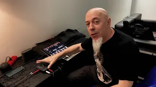 Jordan Rudess Backstage with iRig Pro DUO I/O, iRig Keys 2, and Hammond B-3X for iPad