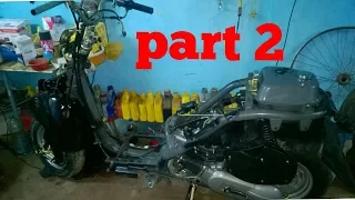 Honda Activa 2004 model type 1 complete restoration part 2