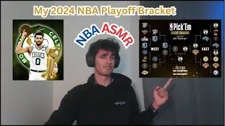 [NBA ASMR] My 2024 Finals Prediction Bracket