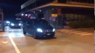 Cristiano Ronaldo Finally Lands Back In Turin, Check Out His Convoy