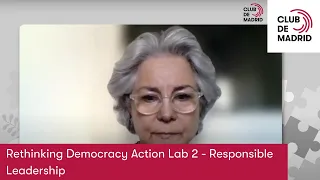 Rethinking Democracy: Action Lab 2 - Responsible Leadership | Club de Madrid