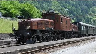 Krokodil am Gotthard Sommer 2013 - Zug,trainfart,train