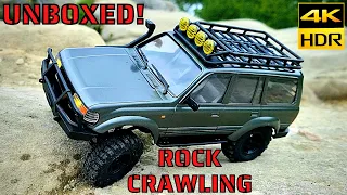 BEST Mini Crawler 2021 Toyota Land Cruiser 80 Rock Crawl Trail RTR 1/18 Scale Rc