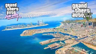 Карта VICE CITY В GTA 5! Что изменилось за год? Из ГТА 5 в Vice City!